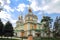 Holy Ascension Cathedral in Almaty. View of the rear facade.