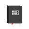 Holy Bible book icon. Flat illustration