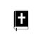 Holy bible book solid icon, religion elements