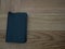 Holy Bible on old wooden church table