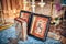 Holy Bible and Orthodox icons prepared