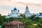 Holy Bogolyubovo Monastery in sunny summer day, Vladimir region, Russia.