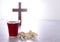 Holy Communion of the Christian Faith of Wine and Unleavened Bread