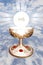 Holy Communion. Eucharist symbol. Christianity.