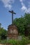 Holy cross in compound of church of St. Francis Of Assisi built in 1521 A.D. , UNESCO World Heritage Site Velha Goa