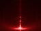 Holy esoteric background texture in red, white and black. Abstract sacred light alien object