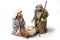 Holy Family: Virgin Mary, Saint Joseph, and Baby Jesus Ceramic Figurines