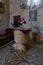 The Holy Font in the Monastery Deir Hijleh - Monastery of Gerasim of Jordan, in the Palestinian Authority, in Israel