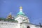 Holy Gates and gate tower. Holy Trinity St. Sergius Lavra.