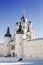 Holy Gates, the Resurrection Church and wall of the Kremlin of the Rostov Veliky