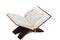 Holy islamic book Koran opened and isolated