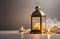 holy month of Ramadan, Laylat al-Qadr, Arab lantern fanus, candles, pastel shades, light background