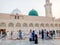 Holy Mosque beautiful entrance view in Madinah