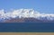 Holy mountains and lake in Tibet