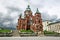 Holy Orthodox Uspensky Cathedral in Helsinki.Finland.