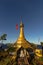 Holy pagoda As a worship of the Ka Kri Yong people The summit of Mor La Ah is located in the Karen District of KNU