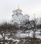 Holy Protection Convent in Suzdal. Pokrovsky women`s monastery in winter. Suzdal. Russia.