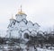 Holy Protection Convent in Suzdal. Pokrovsky women`s monastery in winter. Suzdal. Russia.