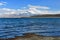 Holy Rakshas Tal lake and Gurla Mandhata peak in Ngari, Western Tibet, China. This lake also known as Demons Lake, Ravana Tal or