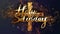 Holy Saturday - calligraphy lettering with abstract cross or crucifix. Religious holiday concept background