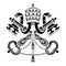 Holy see emblem icon