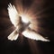 Holy Spirit symbolized by a dove, generative AI