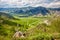 Holy stone on Altai mountain pass Chike-Taman in Russia