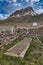 The holy tomb of Upper Shimshal surrounded by the beautiful mountains