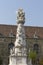 Holy trinity column in Budapest, Hungary