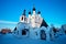 Holy Trinity Monastery at Murom in winter. Russia