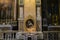 Holy Trinity of the Pilgrims, Rome, Altar with lit votive candle