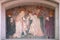Holy Trinity and saints Felix and Regula, fresco on the Fraumunster church in Zurich