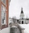 Holy Trinity St. Sergius Lavra in winter.