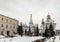 Holy Trinity St. Sergius Lavra in winter.