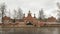 Holy Trinity St. Sergius Lavra in winter.