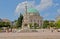 Holy trinity statue and Mosque of Pasha Qasim, Pecs