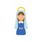 Holy virgin mary cartoon