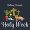 Holy week Last Supper of Jesus Christ, Thursday Maundy, established the sacrament of Holy Communion prior to his arrest