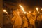 Holy Week procession of Zamora, Spain on the night of Holy Monday of the Penitential Brotherhood of the Holy Christ of Good Death.