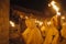 Holy Week procession of Zamora, Spain on the night of Holy Monday of the Penitential Brotherhood of the Holy Christ of Good Death.