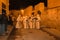 Holy Week procession of Zamora, Spain on the night of Holy Monday of the Penitential Brotherhood of the Holy Christ of Good Death.