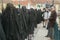 Holy Week in Zamora, Spain. Holy Thursday procession of the Brotherhood of the Virgin of Hope.