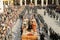 Holy Week in Zamora, Spain, procession of the Brotherhood of JesÃºs Nazareno Vulgo Congregation on the morning of Good Friday.