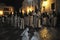 Holy Week in Zamora, Spain, procession of the Royal Brotherhood of Our Mother of Sorrows on the night of Good Friday.