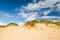 Holywell bay in cornwall uk