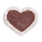 Homade chocolate heart