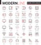 Home appliances flat line icon vector illustration set for house cleaning, kitchen or bathroom household items, hair