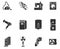 Home applicances simply icons