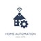 Home automation icon. Trendy flat vector Home automation icon on