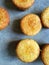 Home baking: mini lemon semolina cakes in paper cupcake holders